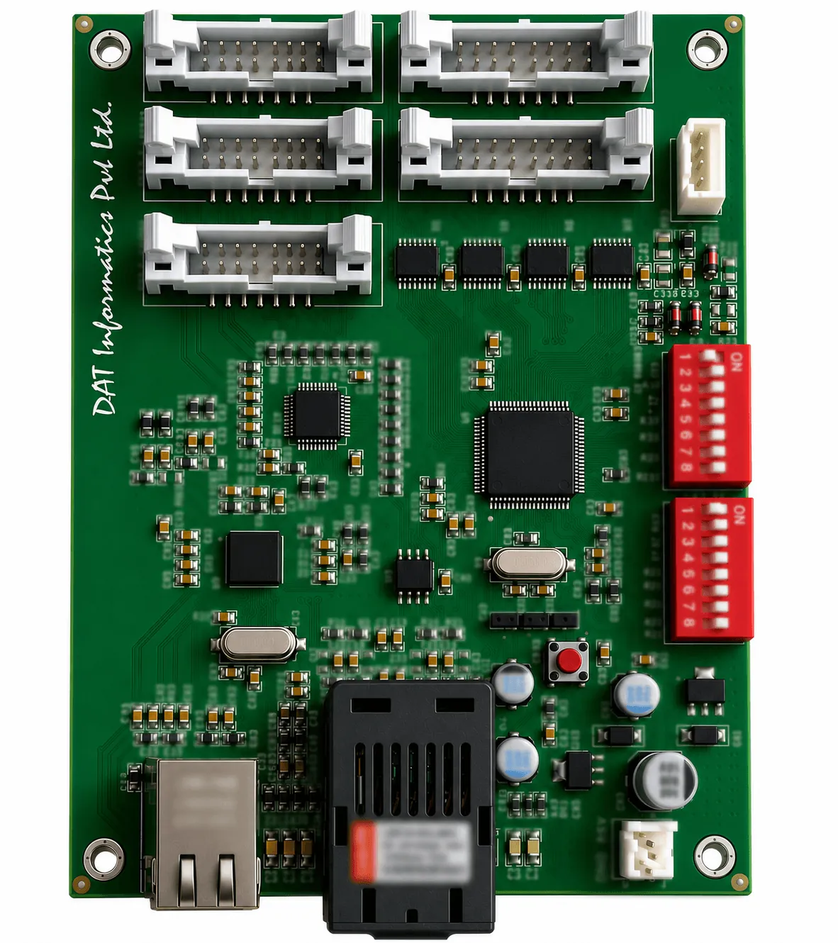 DAT Informatics circuit board — mono-colour display controller